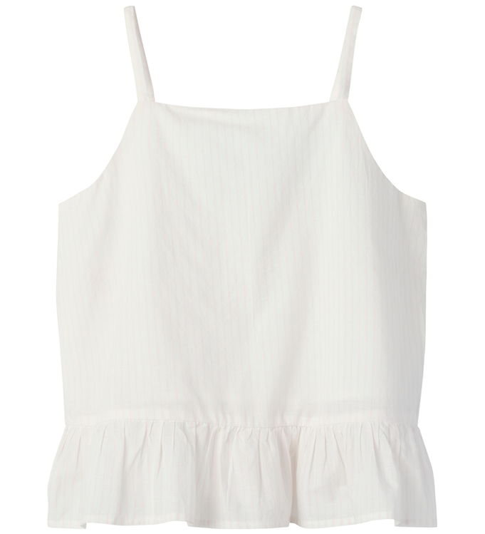 Name It Top - Strap - NkfPfasinne - Bright White/Pink-a-Boo