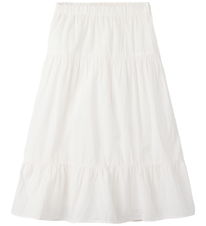 Name It Nederdel - NkfPfasinne - Bright White/Pink-A-Boo