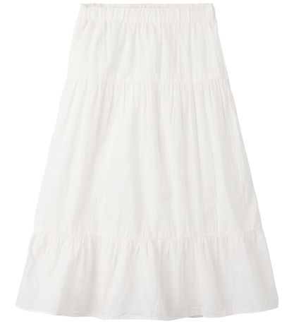 Name It Nederdel - NkfPfasinne - Bright White/Pink-A-Boo