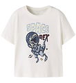 Name It T-shirt - NmmVictor - Cloud Dancer/Dino Rex