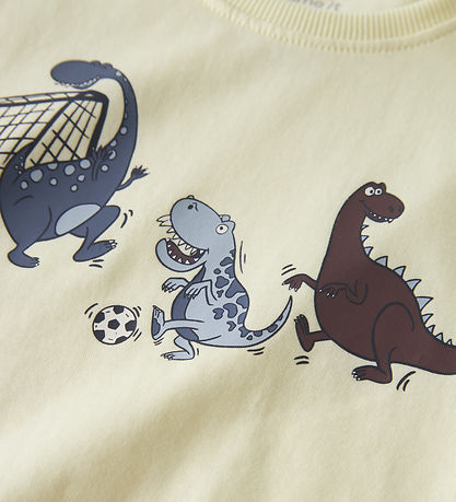 Name It T-shirt - NmmVictor - Pear Sorbet/Dino Playing