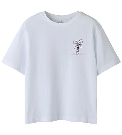 Name It T-shirt - NkfFalle - Bright White