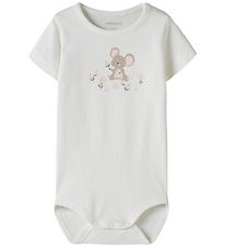 Name It Bodysuit s/s - NbfJansine - Cloud Dancer