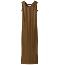 Name It Kleid - Maxi - Slim - Breit Rib - NkfJenna - Sepia