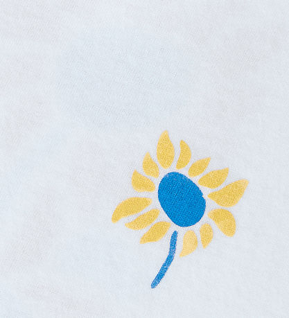 Name It T-shirt - NmfHelga - Bright White/Flower