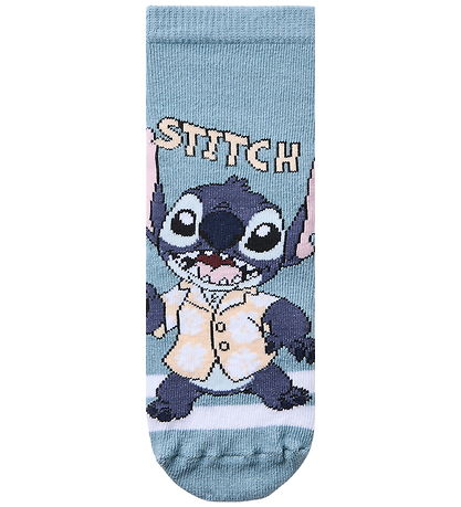 Name It Strømper - Stitch - NmmArlos - Blue Fog