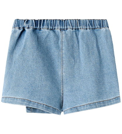 Name It Shorts m. Nederdel - NmfDiana - Light Blue Denim/Strawbe