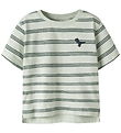 Name It T-shirt - NmmVoby - Pale Aqua/Garden Topiary