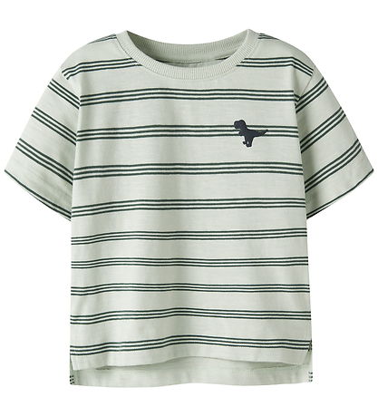 Name It T-shirt - NmmVoby - Pale Aqua/Garden Topiary