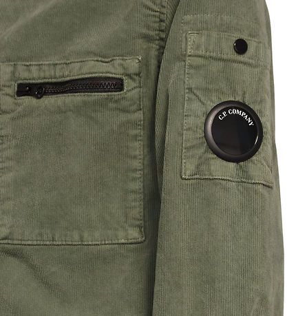C.P. Company Overshirt - Fløjl - Sage Green