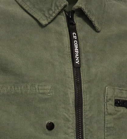 C.P. Company Overshirt - Fløjl - Sage Green