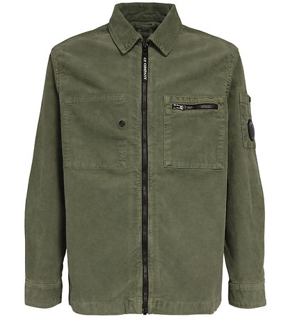 C.P. Company Overshirt - Fløjl - Sage Green
