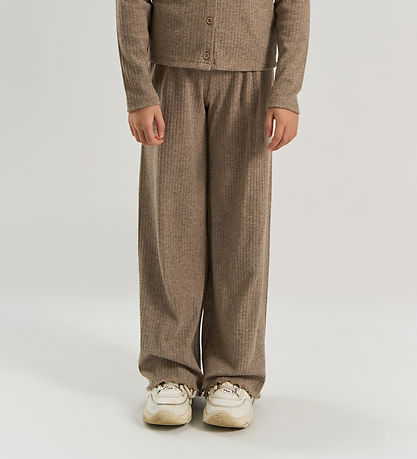 The New Bukser - Rib - TnVeeta - Taupe Gray