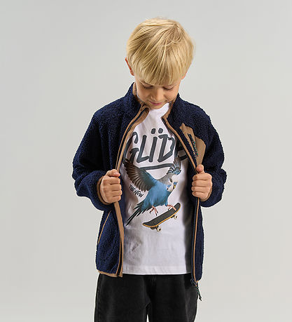 The New Fleecejakke - TnStorm Teddy - Navy Blazer