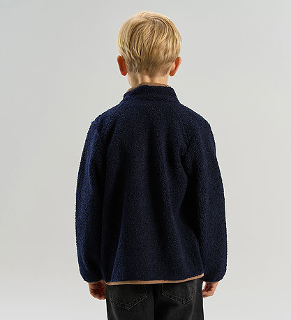 The New Fleecejakke - TnStorm Teddy - Navy Blazer