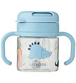 Liewood Kop m. Sugerør - Kai - 280 ml - Dino Roar/Sandy