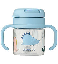 Liewood Cup w. Straws - Wharf - 280 mL - Dino Roar/Sandy
