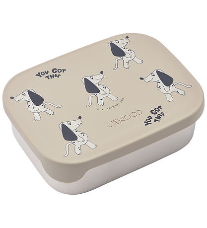 Liewood Madkasse - Silikone/Stål - Arthur - 900 ml - Dakota Dog/