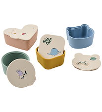 Liewood Snackbokse - Silikone - Toto - 4-pak - Tamtam/Sandy