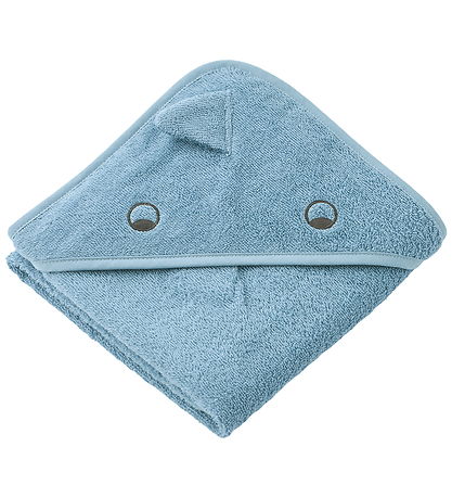 Liewood Babyhåndklæde - Albert - Dino Beach Blue