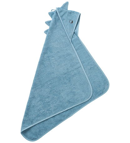 Liewood Babyhåndklæde - Albert - Dino Beach Blue