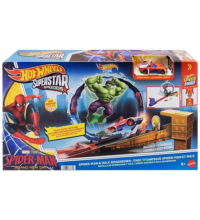 Hot Wheels Bilbane - Superstar Speeders Blue Oasis Track Set