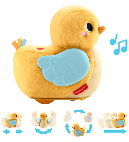 Fisher-Price Aktivitetslegetøj m. Lyd - 18 cm - 4-i-1 Cuddle & C