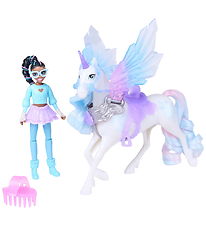 Unicorn Academy Legetøjsfigurer - Wing Magic Layla And Glacier