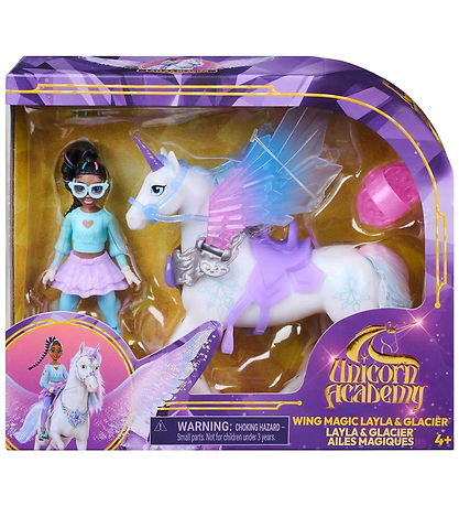 Unicorn Academy Legetøjsfigurer - Wing Magic Layla And Glacier
