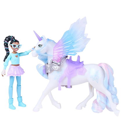 Unicorn Academy Legetøjsfigurer - Wing Magic Layla And Glacier