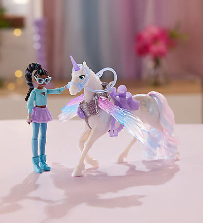 Unicorn Academy Legetøjsfigurer - Wing Magic Layla And Glacier