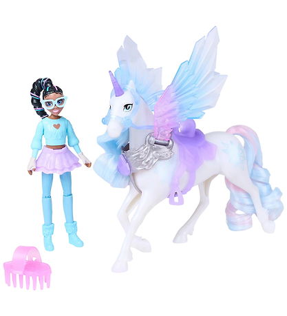 Unicorn Academy Legetøjsfigurer - Wing Magic Layla And Glacier