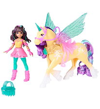 Unicorn Academy Legetøjsfigurer - Wing Magic Ava And Leaf