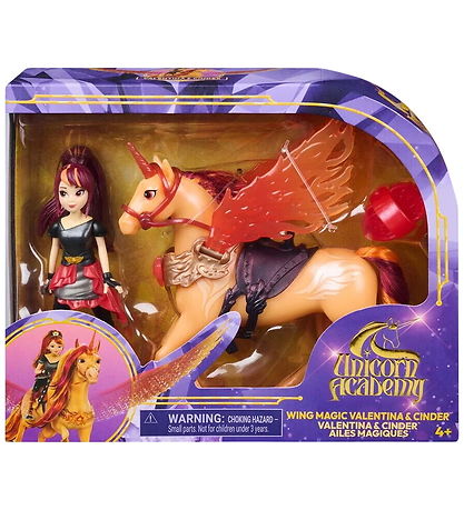 Unicorn Academy Legetøjsfigurer - Wing Magic Valentina And Cinde