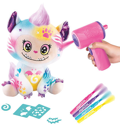 Airbrush Plush Bamse - 20 cm - Cutie Monster
