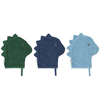 Liewood Washcloths - 3-Pack - Sylvester - Beach Blue Mix