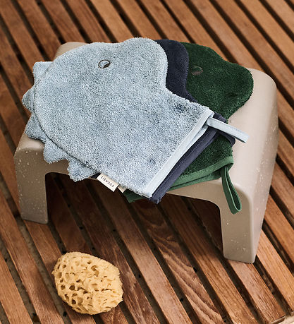 Liewood Vaskeklude - 3-pak - Sylvester - Beach Blue Mix
