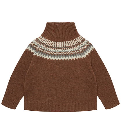 FUB Bluse - Strik - Uld - Hazel Melange