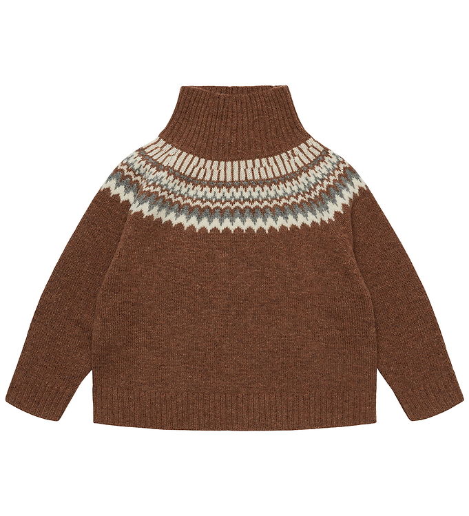 FUB Bluse - Strik - Uld - Hazel Melange