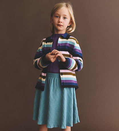 FUB Cardigan - Uld - Multi Stripe