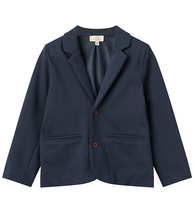 Klassisk blazer med 360° superstræk - Navy - Navy / 92