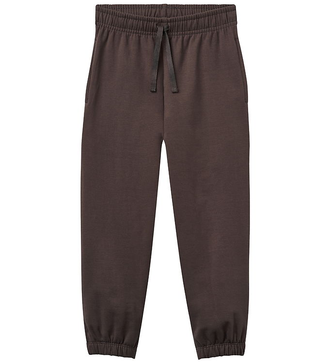 Klassisk Sweat Pant - BROWN MEL - BROWN MEL / 110