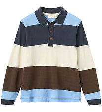 Copenhagen Colors Polobluse - Brown Stripe