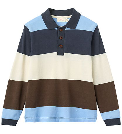 Copenhagen Colors Polobluse - Brown Stripe