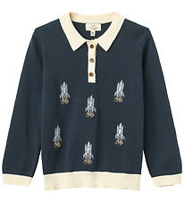 Copenhagen Colors Polobluse - Strik - Navy Rocket