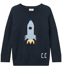 Copenhagen Colors Bluse - Strik - Navy Rocket