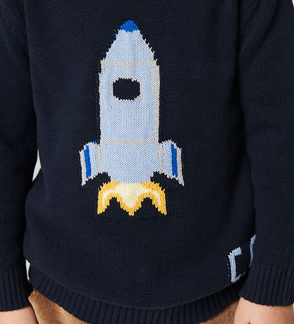 Copenhagen Colors Bluse - Strik - Navy Rocket