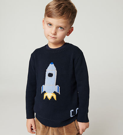 Copenhagen Colors Bluse - Strik - Navy Rocket