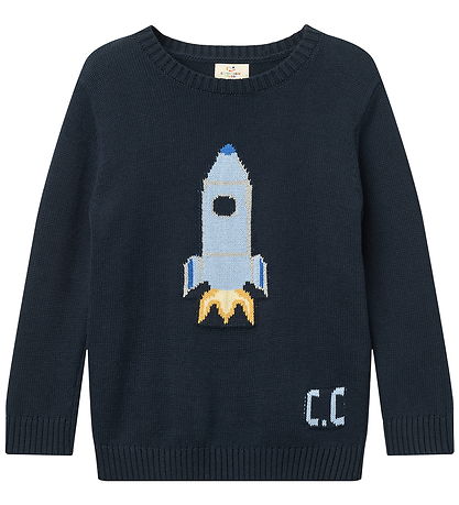 Copenhagen Colors Bluse - Strik - Navy Rocket