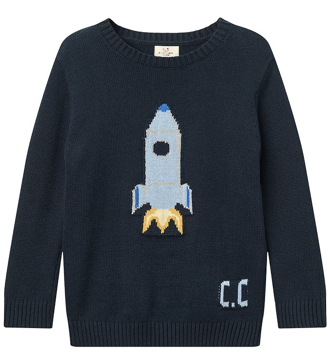 Copenhagen Colors Bluse - Strik - Navy Rocket